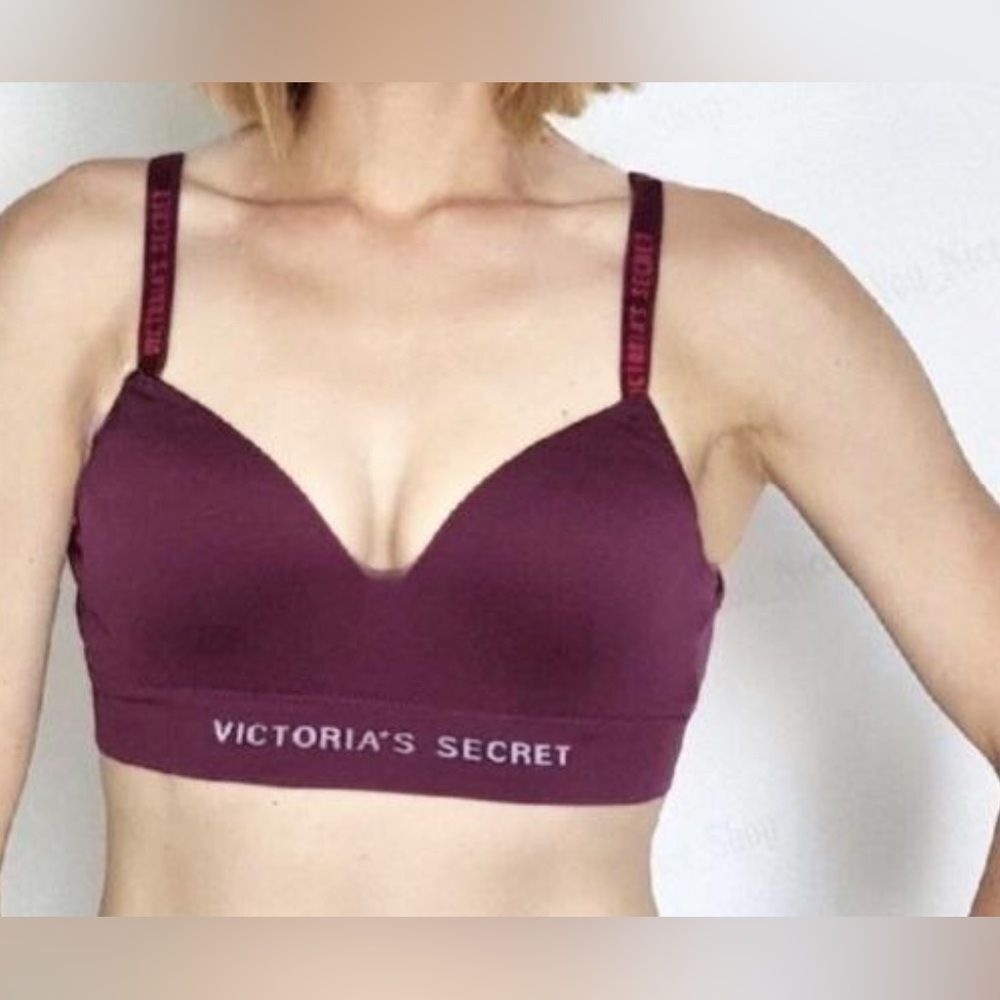 Victoria's Secret Maroon Bralette Size XL